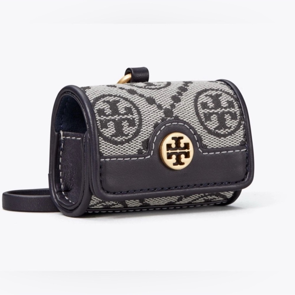 Tory Burch T Monogram Jacquard Airpods Case